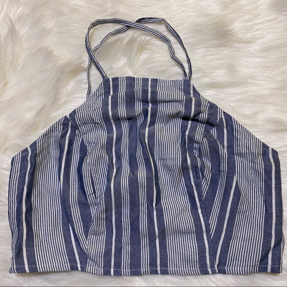 american eagle striped patterned top